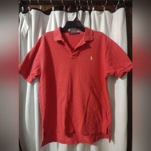 Polo Ralph Lauren Men's Red Short Sleeve Shirt Large